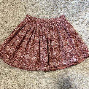 American‎ Eagle Pink Floral Flowy Skirt XS
